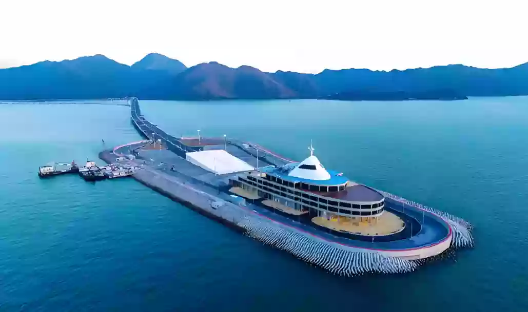 [CZH034]世界七大奇跡之港珠澳大橋“藍海豚島” 十里花海長廊 珠海五星《龍珠達國際酒店》 美景2天 